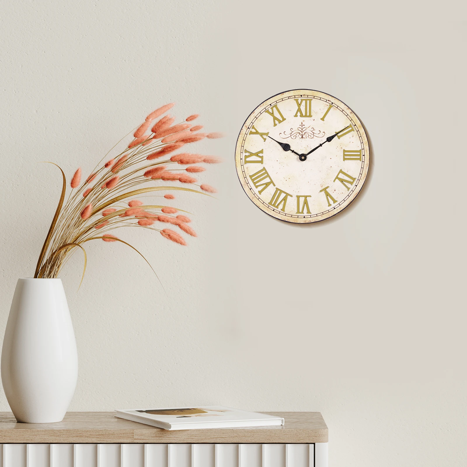 

18pcs Wall Clock Accessories Creative Numeral Kit Arab Roman Numbers Diy Parts Plastic Bedroom Office Crafts