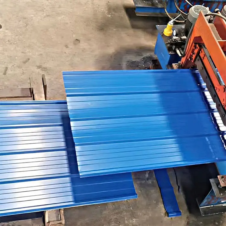 Full Automatic Metal Zinc Color Roofing Sheet Corrugated Trapezoidal Double Layer Roll Forming Machine China