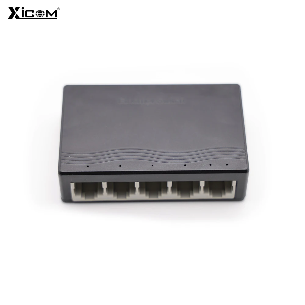 10/100/1000Mbps Gigabit Mini Network Switch Fast Ethernet Smart Switcher 16G Switch Capacity Hub Internet Splitter with Adapter