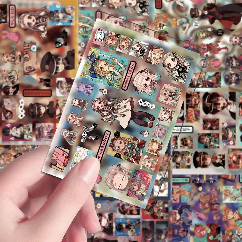 Anime Pre Cut Sticker Sheets 8 Sheets Waterproof Kawaii Character Decals for Journal Scrapbook Album Collection Healing Style