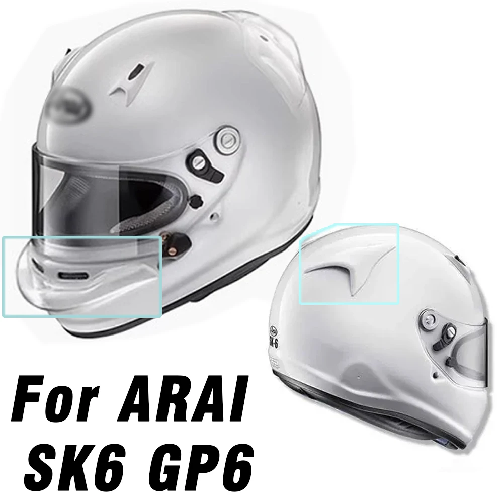 arai gp6 helmet accessories GP-6 FTVT SET Clear made from 3mm Lexan coated composite for superior clarity and durability Visor Arai SK-6/GP-6S light dark