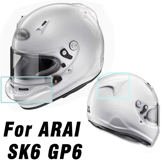 For ARAI SK6 GP6 GP-6 Chin Vent Guard Breath Guard Street Deflector  Protector Top Air Vent Cover Helmet Accessories - AliExpress