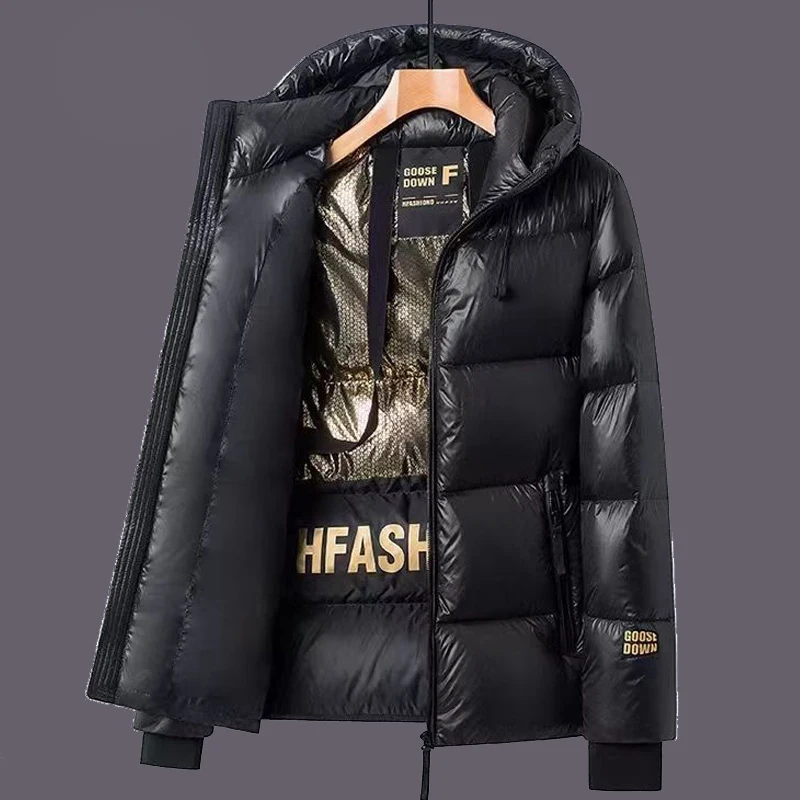 Goose Down Winter Jacket Coat Men High Quality Puffer Jacket Men Luxury  Puffer Coat For Man Waterproof Goose Feather Jacket Men