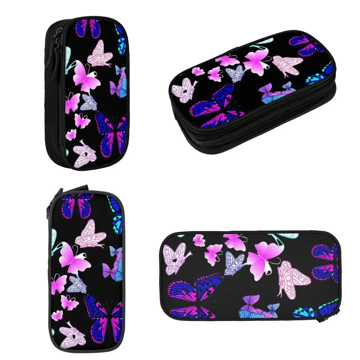 Gorgeous  Pattern Pencil Cases Large Storage Pen Bags Pen Box Pencil Pouch For Boys Girls Students Stationery Office