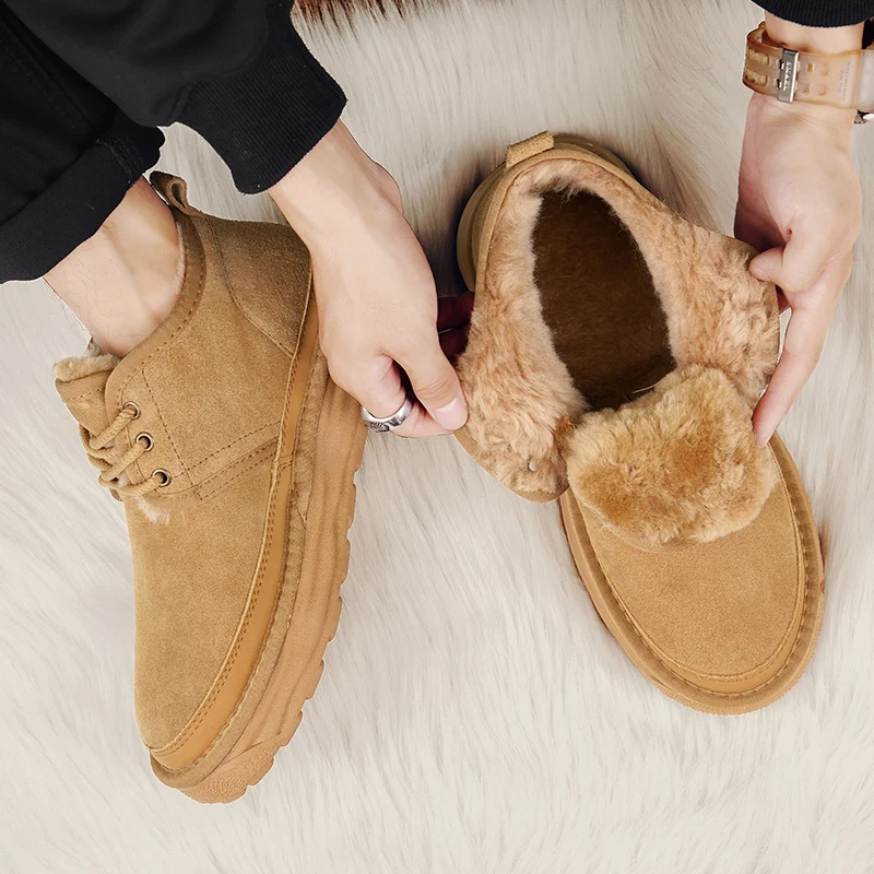 

Winter Warm Snow Boots Minimalist Barefoot Trainers Waterproof Barefoot Shoes Casual Ankle Boots Closure Trail Running Shoes