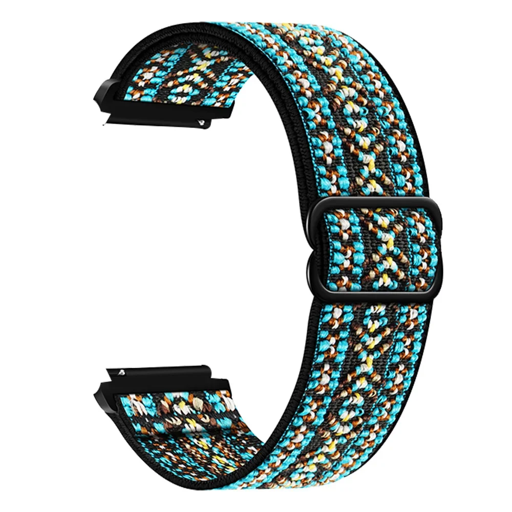 22mm Strap For Xiaomi Watch S4 Sport/S3/S2/S1/Active/Mi Color 2/Watch 2 Pro Nylon Elastic Bracele for Huawei GT 5/4/3/2 Pro band