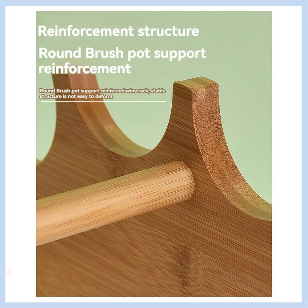 

MLGB-бамбуковая винная полка, держатель для бутылок Vinera, домашняя барная полка, украшение для бутылок, подвесная стойка для бокалов для вина, предметы «сделай сам»