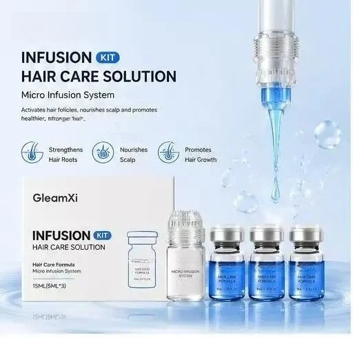 Microcrystal Hair Regrowth Kit Scalp Nourishing Serum for Fuller, Thicker & Healthier Looking Hair