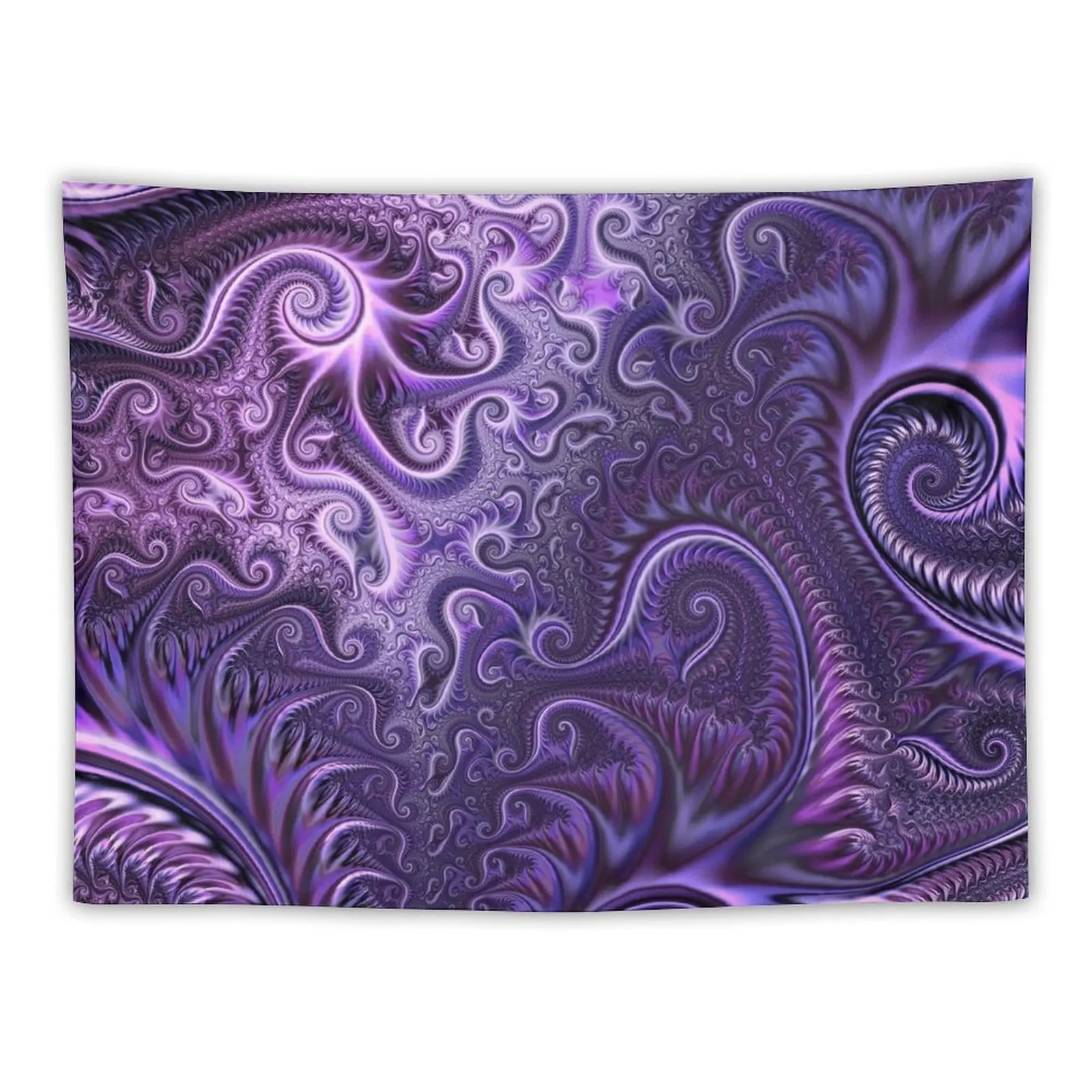 Abstract Colorful Lilac & Violet Spiral Pattern Tapestry Aesthetic Room Decor Bathroom Decor Bedroom Decorations Tapestry