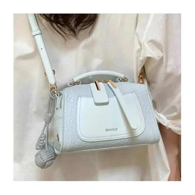 

Bloom Fashionable Blue Messenger Bag Purse Women High Street Leather Crossbody Bags Hot Girls Versatile Y2k Handbag Wallet