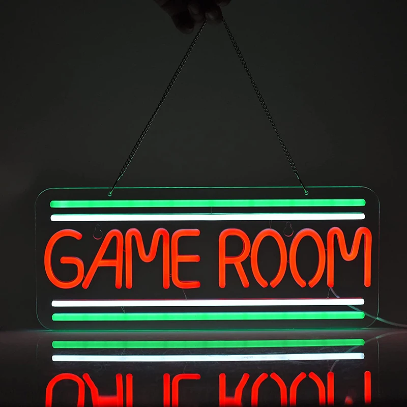 

Game Room Neon Signs Beer Bar Home Art Handmade USB Neon Lights Sign for Bedroom Office Hotel Pub Cafe Recreation Decor