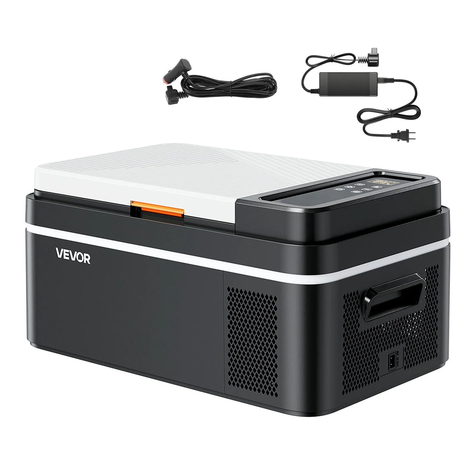 

SucceBuy 20L Car Refrigerator,DC 12/24V AC100-240V Compressor Electric Cooler -4°F to 68°F Car Fridge w/ APP Control Car Freezer