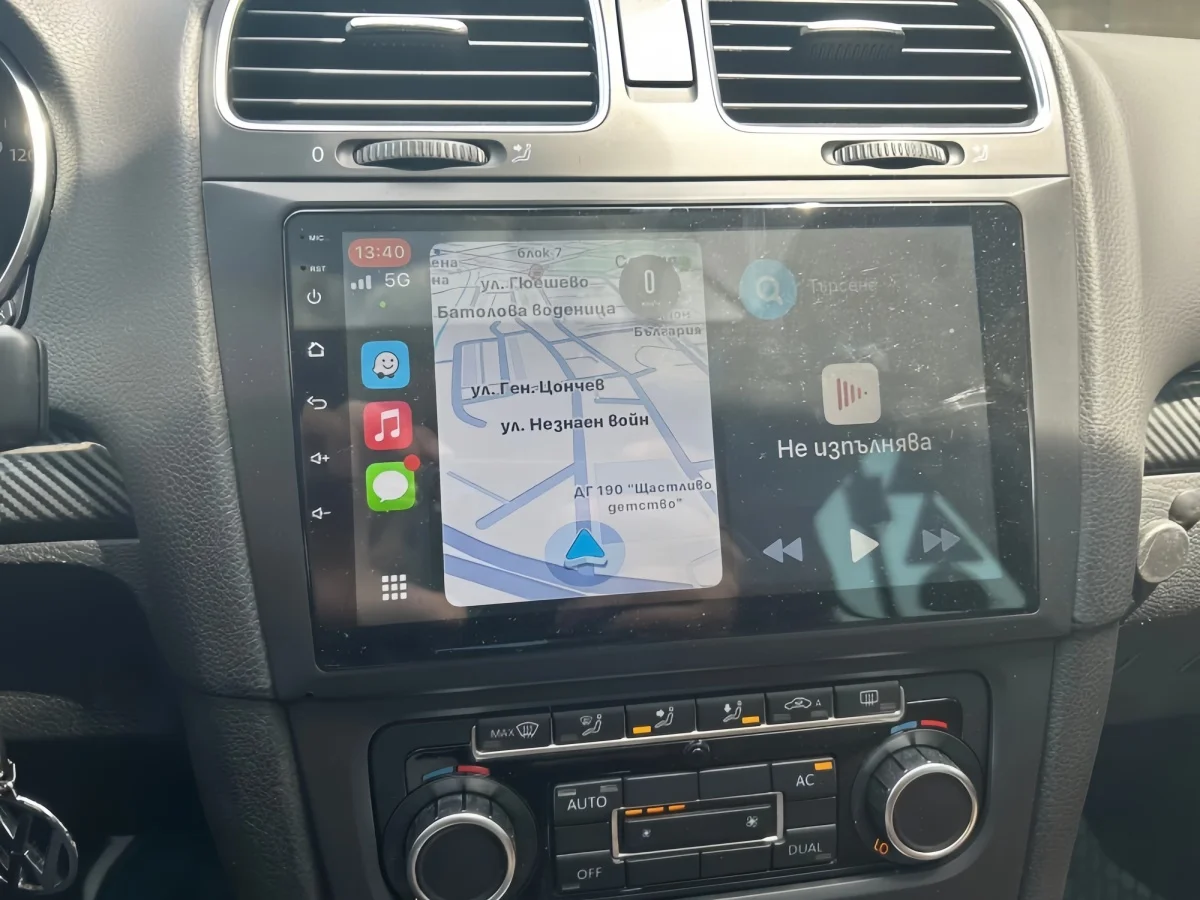 For Volkswagen VW Golf 2008-2016 Auto Stereo Radio Video Multimedia Player GPS Navigation Monitor Android 14 4G Lte WiFi Carplay