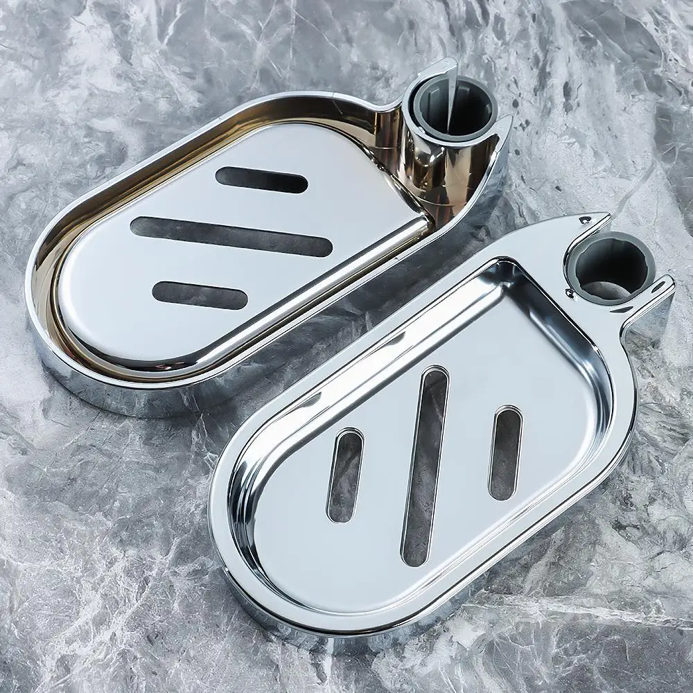 

Adjustable Rail Slide Bathroom Bath Shower Soap Dishes Holder For 22 24 25 mm Home