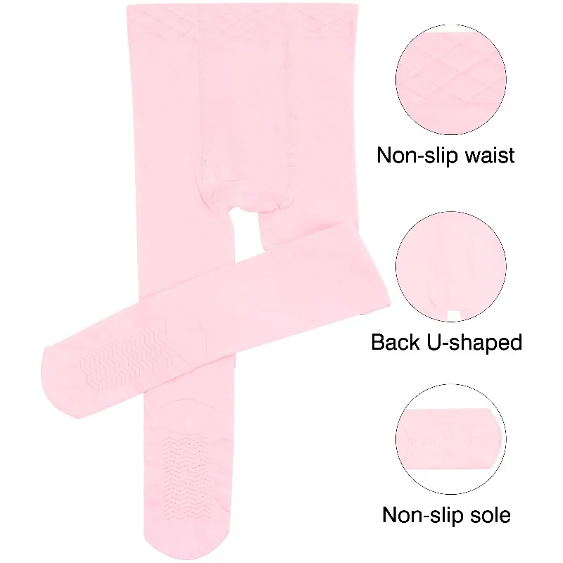 الفتيات الرقص الجوارب الاطفال الباليه القدمين طماق جوارب الخصر وجوارب عدم الانزلاق قدم وحيد