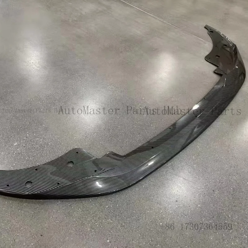 

Глянцевый черный сплиттер переднего бампера из АБС-пластика для BMW 4 серии G22 2021-2025, аэродинамический обвес HKM, крепление на болтах, с вырезами под буксировочный крюк