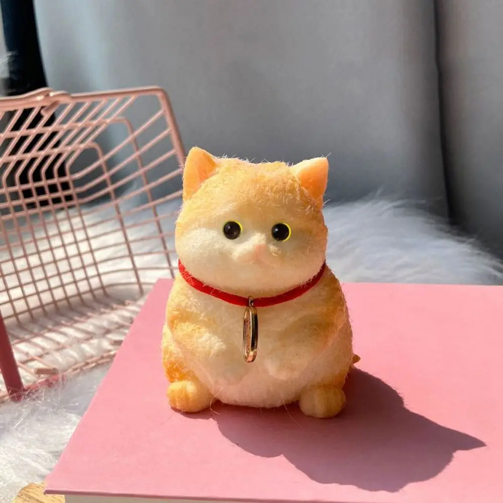 Slow Rebound Big Cat Doll Squeeze Toy Animal Colorful Simulation Cat Squeeze Toys Cartoon Soft Cat Fidget Toy Sensory Toys