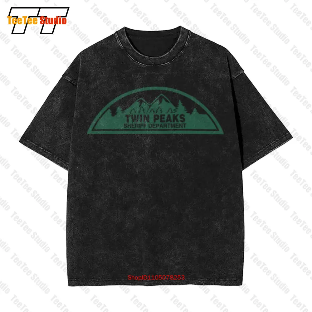 

Twin Peaks Fire Walk With Me Dale Cooper Laura Palmer Black White Lodge Vintage Oversized T-Shirt 76RM
