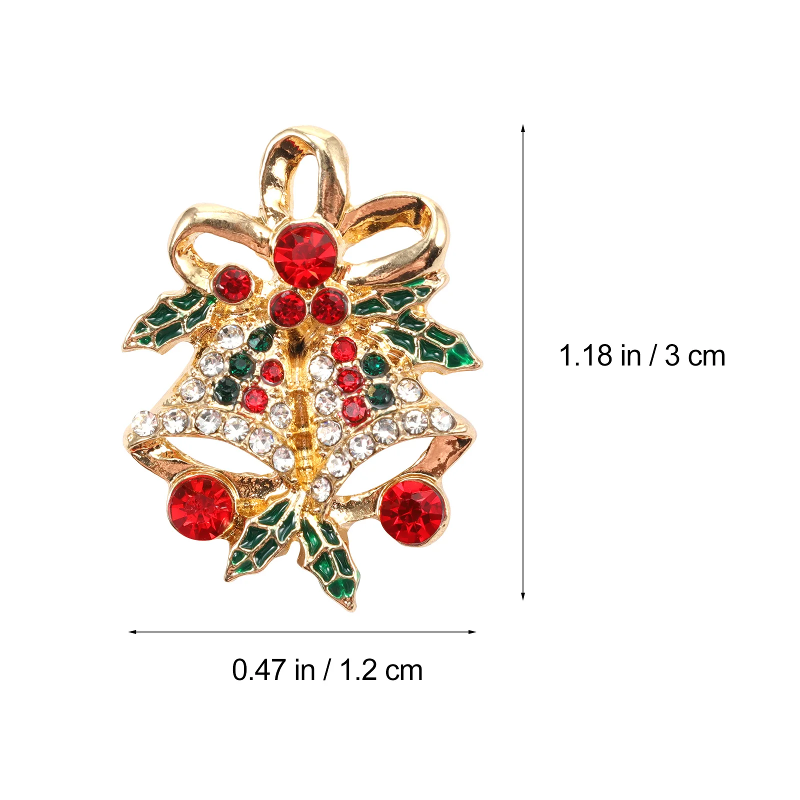 

12Pcs Christmas Rhinestone Alloy Snap Buttons DIY Jewelry Charms Set for Bracelet Necklace Festive Accessories