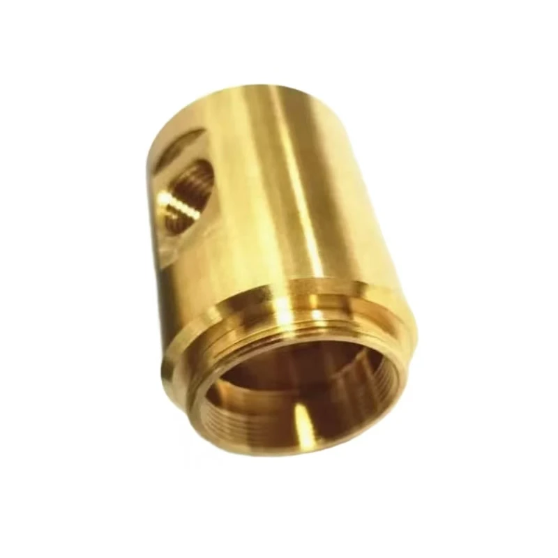 Precision Hardware Fabricated Solution Industrial Provider Brass Precision Turning with Threaded Connectors