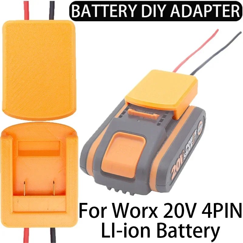 Adaptador de Bateria Faça Você Mesmo para Faça Você Mesmo Alimentação Acessórios da Ferramenta 20v 4pin Dexter Li-ino