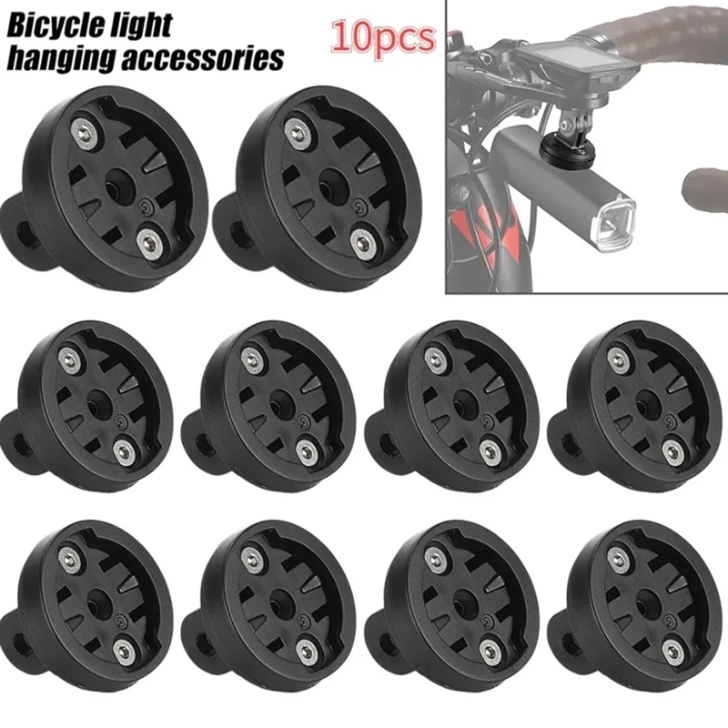 10Pcs Bike Light Seatpost Bracket Holder Connecter Base Bicycle Saddle Lamp Mount Computer Rack Adapter