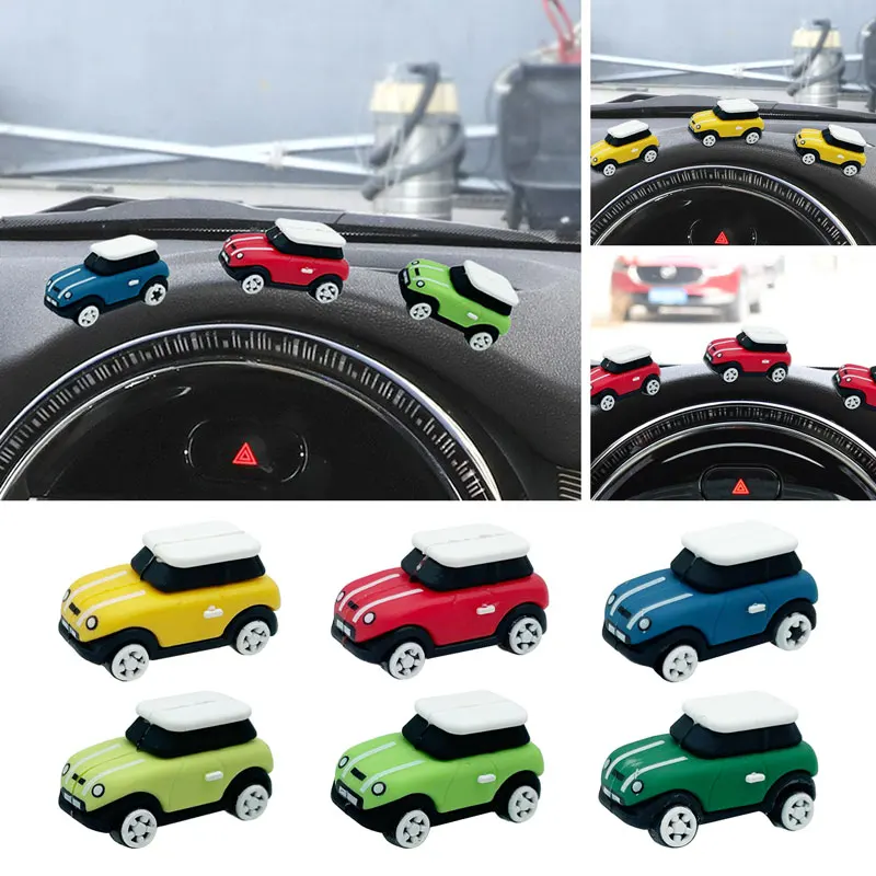 Creative Auto Model Ornaments Dashboard Navigation Screen Sticker Decor For Mini Cooper R55 R56 R60 R61 F54 F55 F56 F60