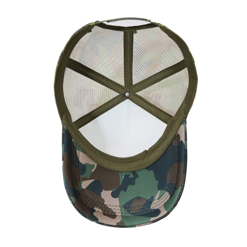 Blank Two-Tone Trucker Cap Custom Logo 5 Panel Breathable Mesh Baseball Cap Unisex Summer Outdoor Sun Hat