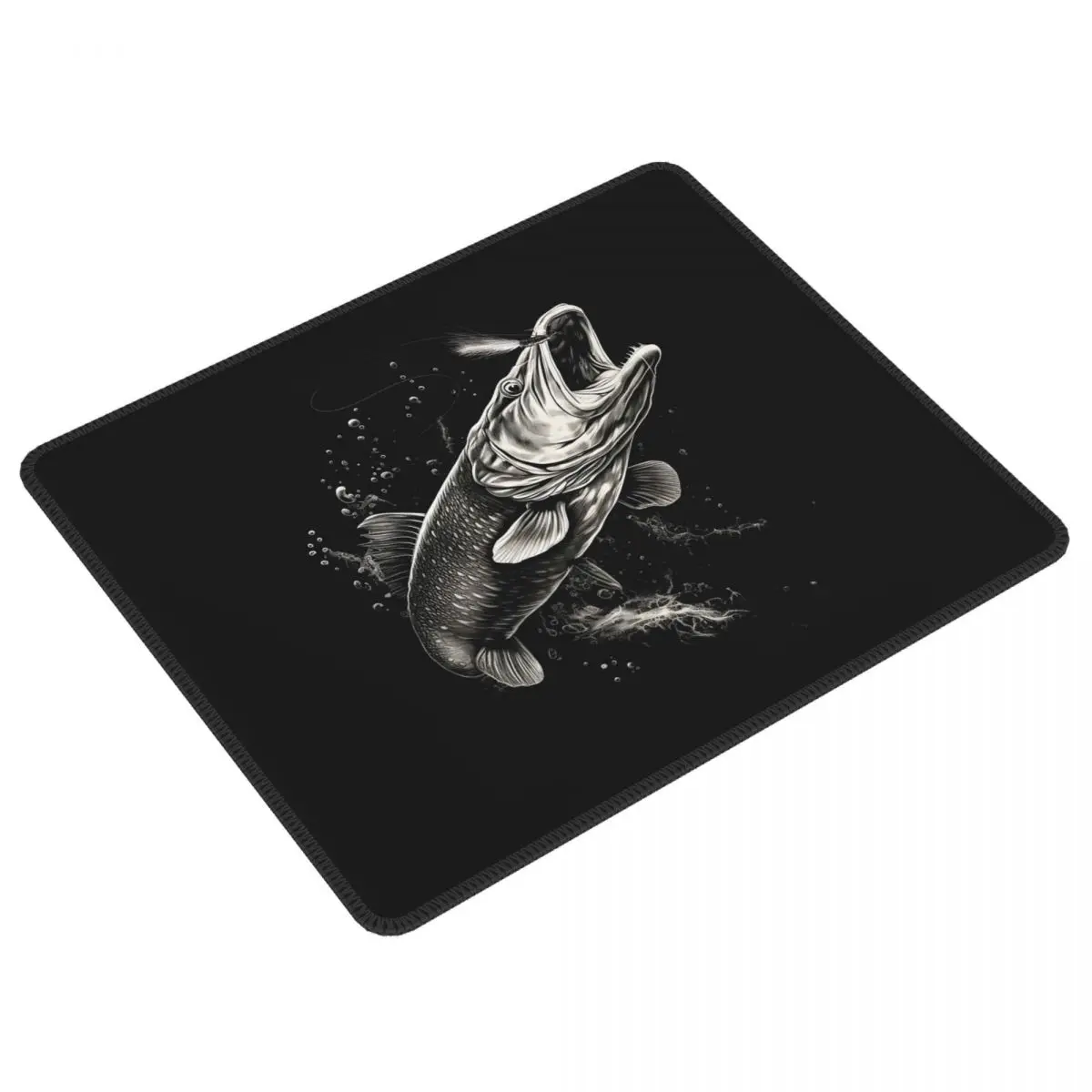 Multi-size Mouse Pad Fishing Lover Pike Fish Design Gamer PC Laptop Mats Keyboard Carpet Computer Gaming  Accessories Desk Mat