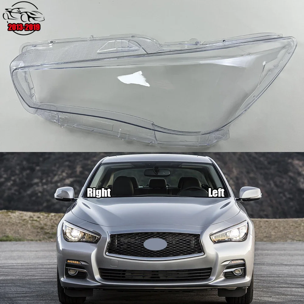 

Для Infiniti Q50 Q50L 2013-2019 крышка фары прозрачный абажур корпус фары линза из плексигласа замена оригинального абажура