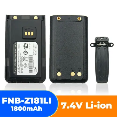 NEW 7.4V 1800mAh Li-ion Battery Pack FNB-Z181LI for Radio Walkie Talkie Vertex EVX-C31 EVX-C34 VZ-30 Two Way Radio