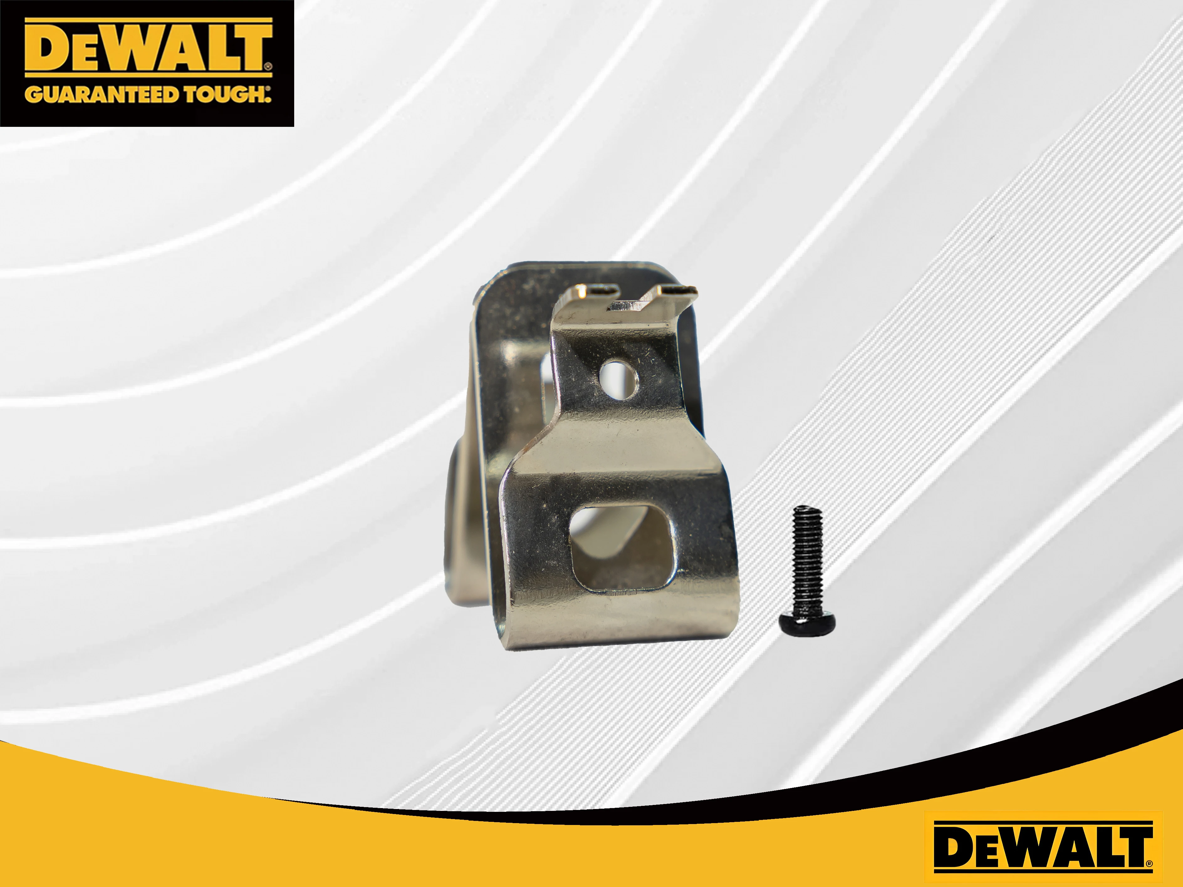 DEWALT original Electric Drill Belt Clip Hooks With Screws   18V 20V Cordless Drills Wrench Holder Clip Hooks Tool Part