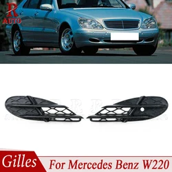 Front Bumper Side Grilles Grille Cover Cap Air Outlet Car Styling Accessories For Mercedes Benz W220 2208851323 2208851623