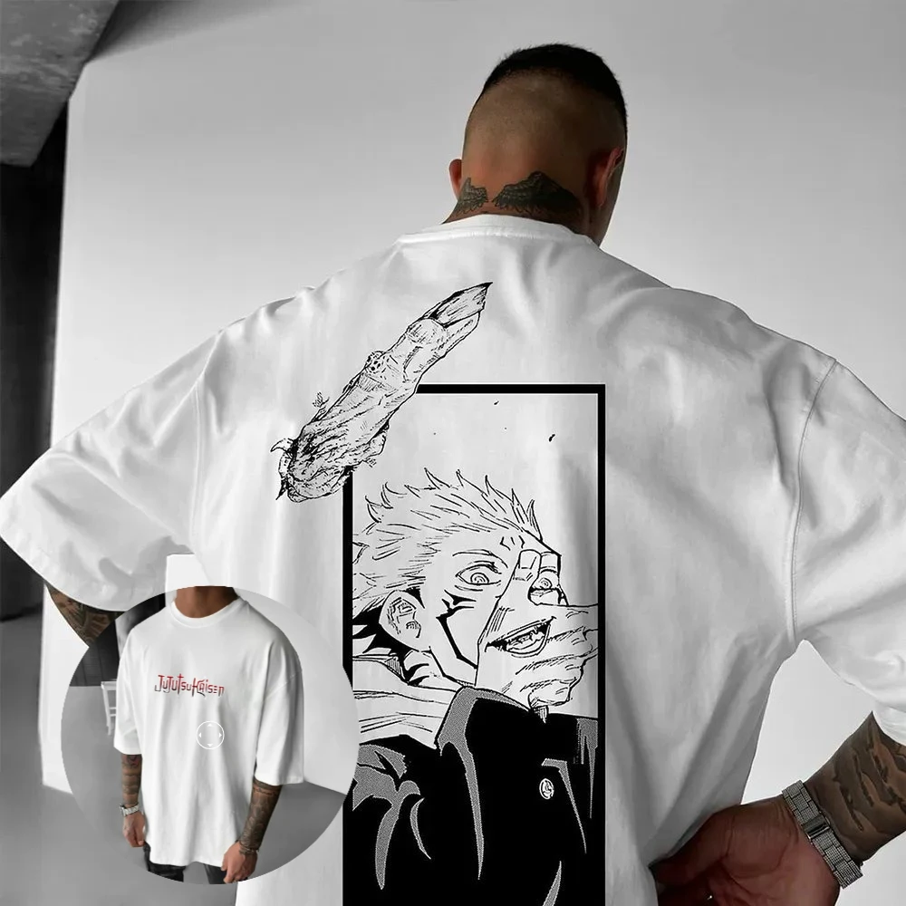 

Anime Jujutsu Kaisen Graphic T Shirt Men Streetwear Women Short Sleeve Tee New Summer Trendy Casual Tops Oversized Y2k Clothes