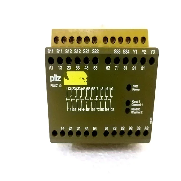 2026 Pnoz-10-24vdc-6s/4o Safety Relay Ident Nr 774009 / Pnoz106s4o Brand New Original Spot Plc