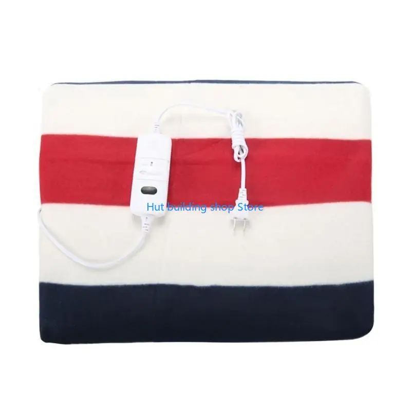 t21cストライプパターン加熱マットレスパッドベッド暖かい電気マットレスパッドブランケット