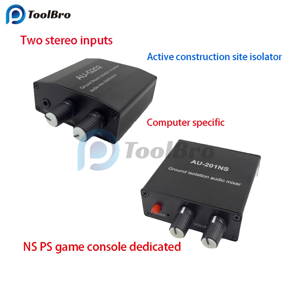 Imagem -05 - Ground Noise Isolamento Amplificador Audio Mix Distribuição Stereo Mixer Headphone Amplificador de Potência Subwoofer Speaker dc 518v