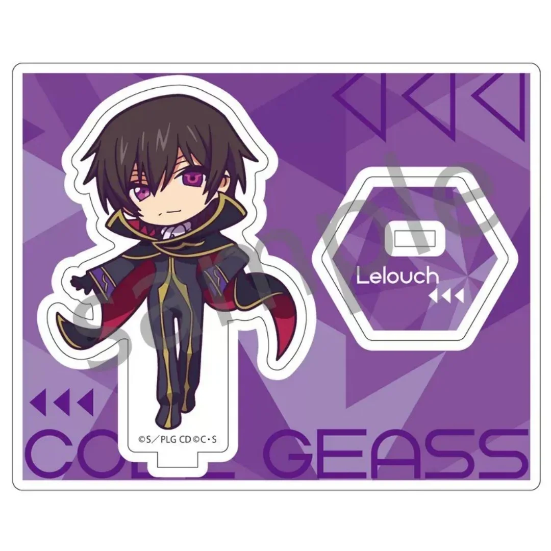 Code Geass CG Lelouch Suzaku CC 10cm Acrylic Standee Keychain Double Sided Anime Desktop Figure Transparent Ornament Fan Gift