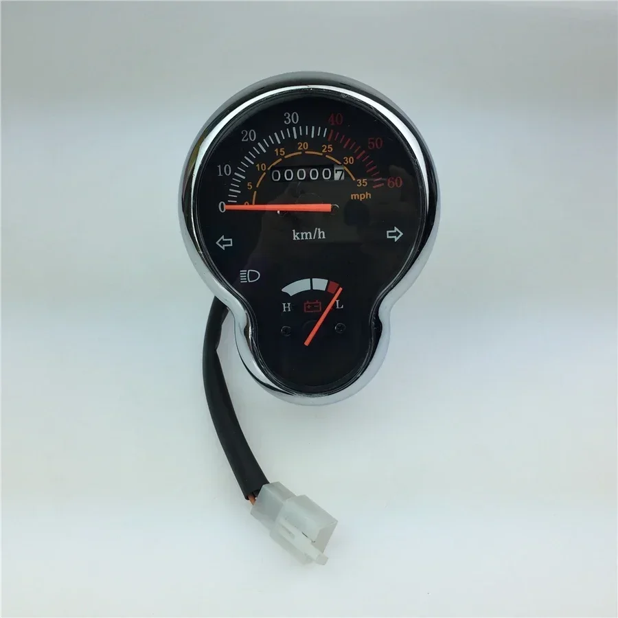 For small turtle king motorcycle electric car meter 12 48 60V mechanical instrument odometer tachometer