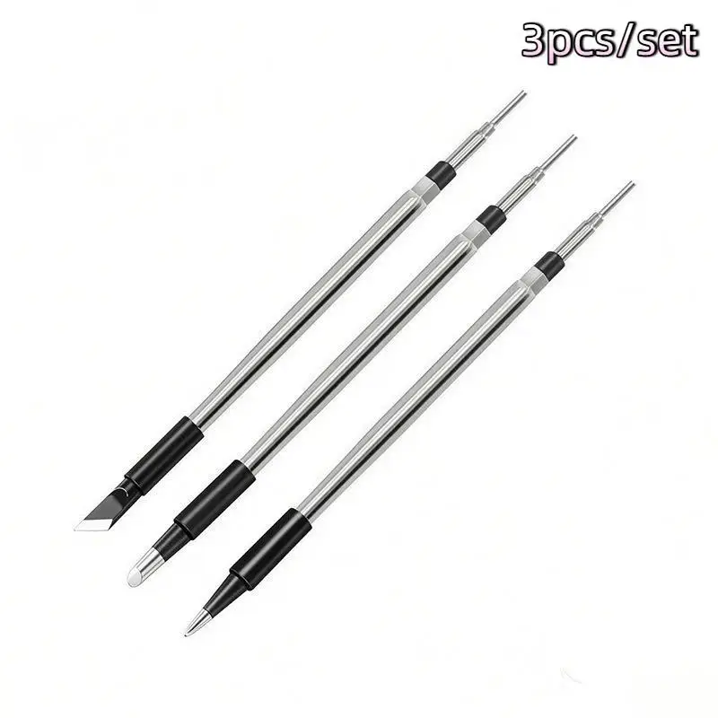 New 3Pcs For Phone Motherboard Repair Soldering Rework Accessories USB Soldering Iron Tip 5V Battery Soldering Iron Tip
