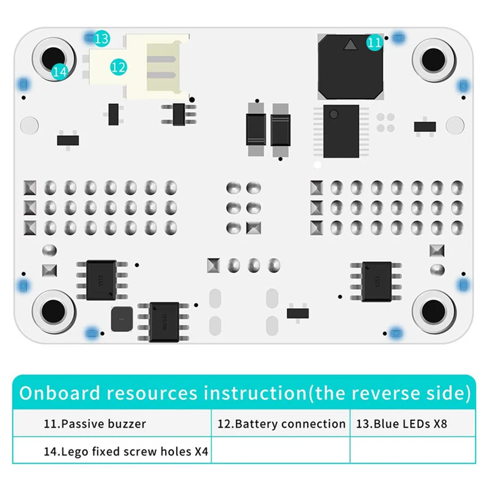 Elecfreaks Wukong Micro:Bit Extension Board Adapter Mechanical Finger Programmingfor Building Blocks Education Program Learning