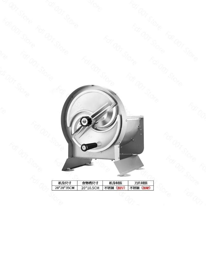 Lemon slicer Potato slicer Commercial manual Stainless steel Fruit slicer Garlic sliced carrot hand crank