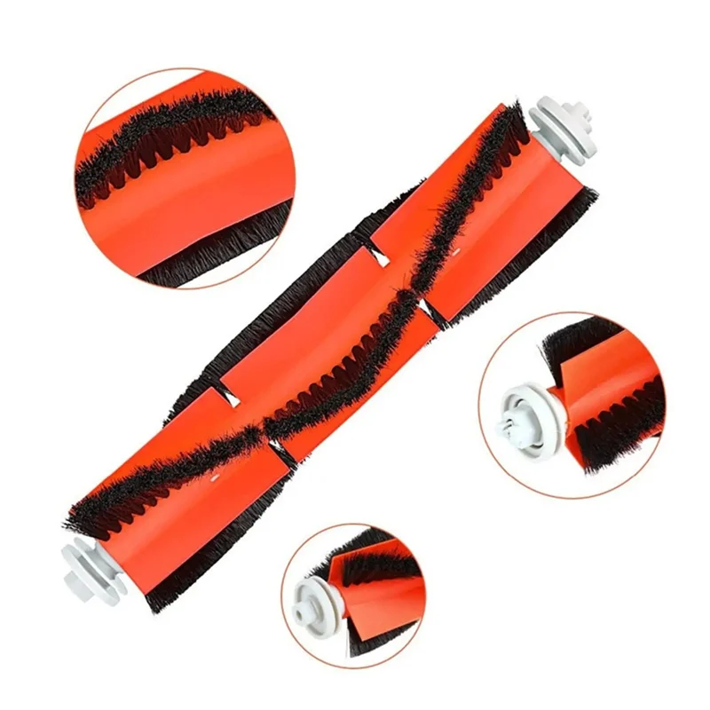 

ABRB-For Roborock S5,S50,S6 Pure, E4,Mi Robot Xiaomi Mijia 1S Vacuum Cleaner Accessories, Roller Side Brush Spare Parts Kit