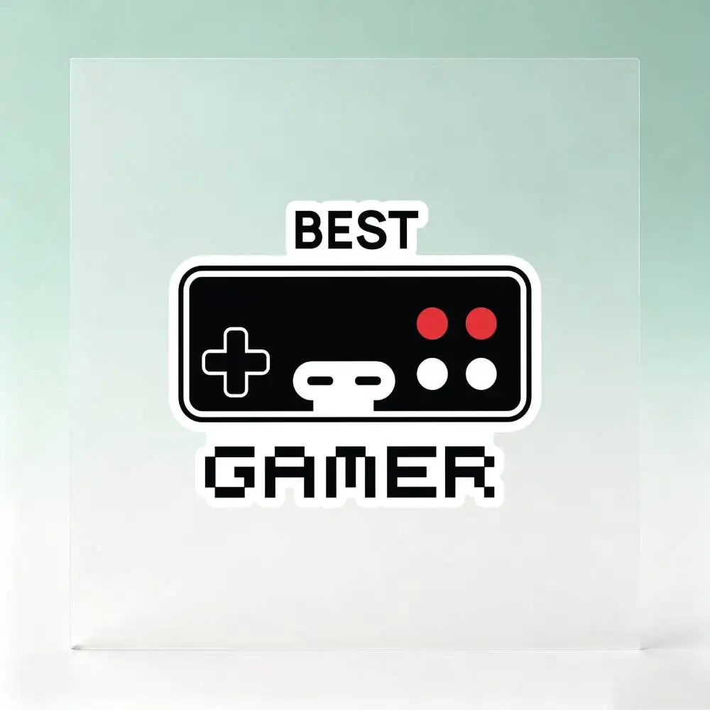 Gaming Best Gamer Controller Waterproof Stickers For Decorating Car Windows Motorcycles And Computers.