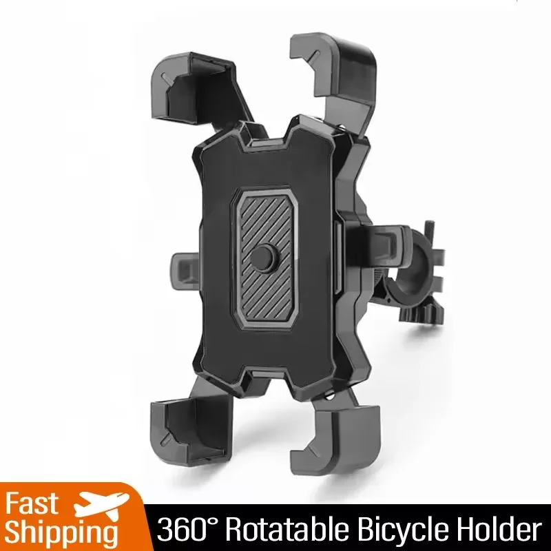 

360° Rotatable Electric Bicycle Phone Holder for iPhone Riding MTB Bike Moto Motorcycle Stand Bracket Non-slip Cycling 2026 Hot