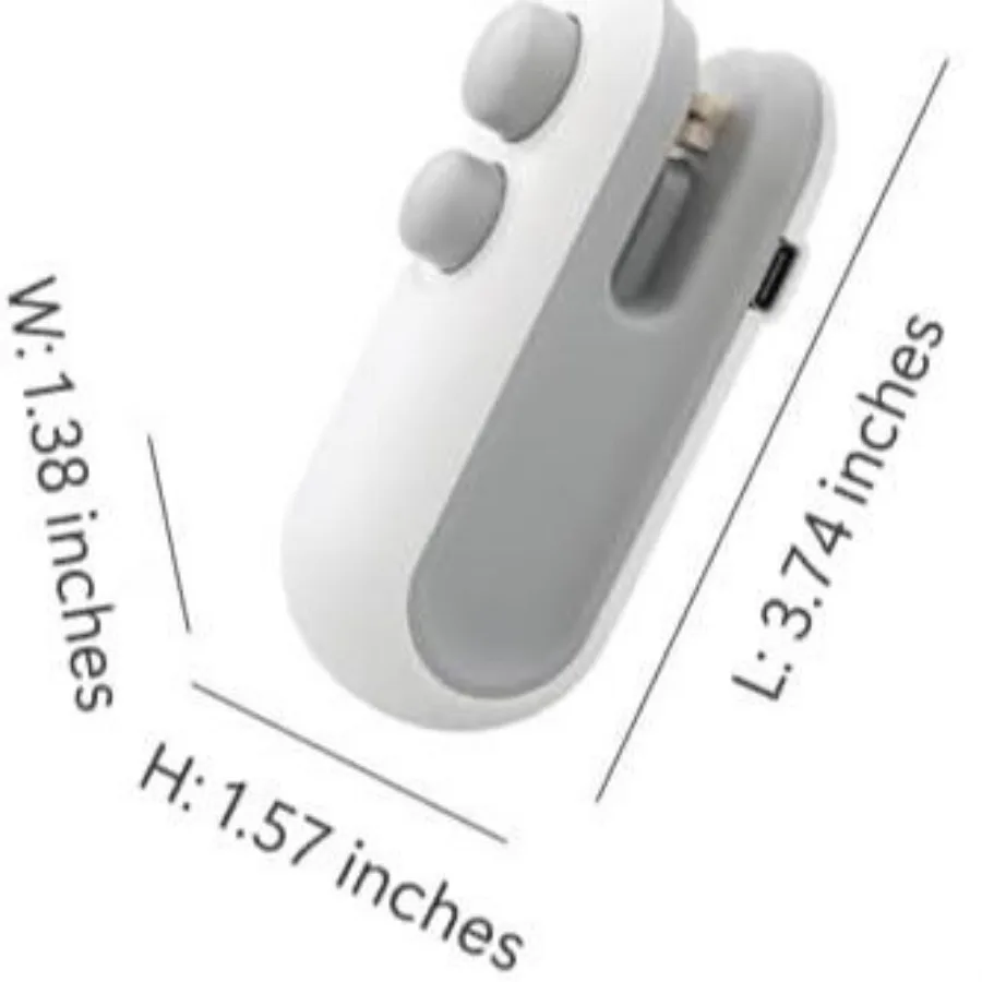 2-in-1 Mini Bag Sealer & Cutter, Portable Rechargeable Food Bag Sealing Tool - view 6