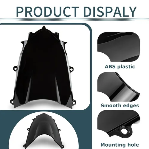 Imagen 2 del producto Para Yamaha R6 yzfr6 2017-2023 yamaha R7 2024 2021-2023 r7 accesorios parabrisas delantero de motocicleta accesorios de pantalla