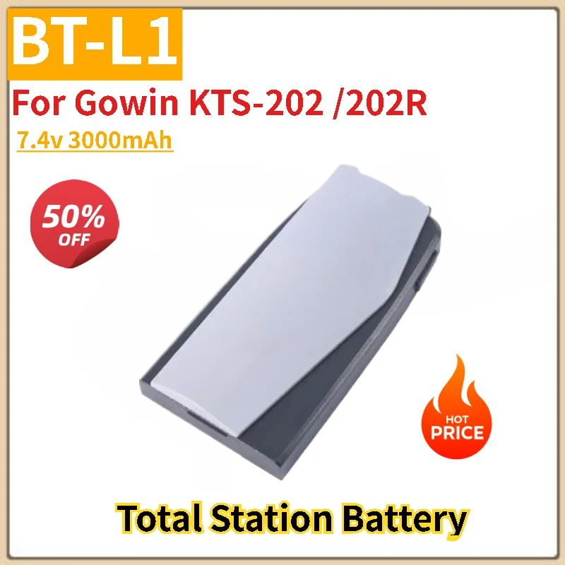 

BT-L1 Total Station Battery 7.4v 3000mAh for Gowin KTS-202 /202R Brand New High Quality Replacement Battery