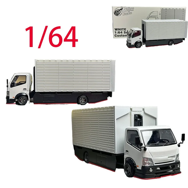 

MT литой под давлением масштаб 1/64 грузовик H300 Wing Custom Trcuk Drop Down грузовой прицеп транспортный автомобиль легкосплавная модель автомобиля игрушки для мальчиков подарок