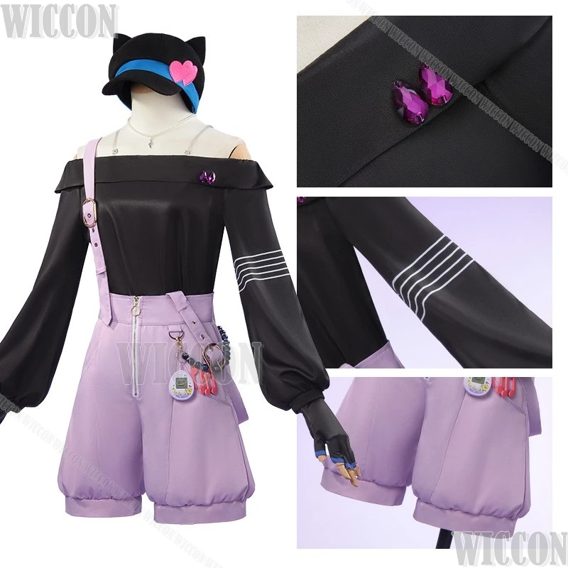 Anchan Project Sekai Shiraishi un disfraz de Cosplay Tamagotchi Anime juego traje de alta calidad Kawaii fiesta diaria Navidad Cos